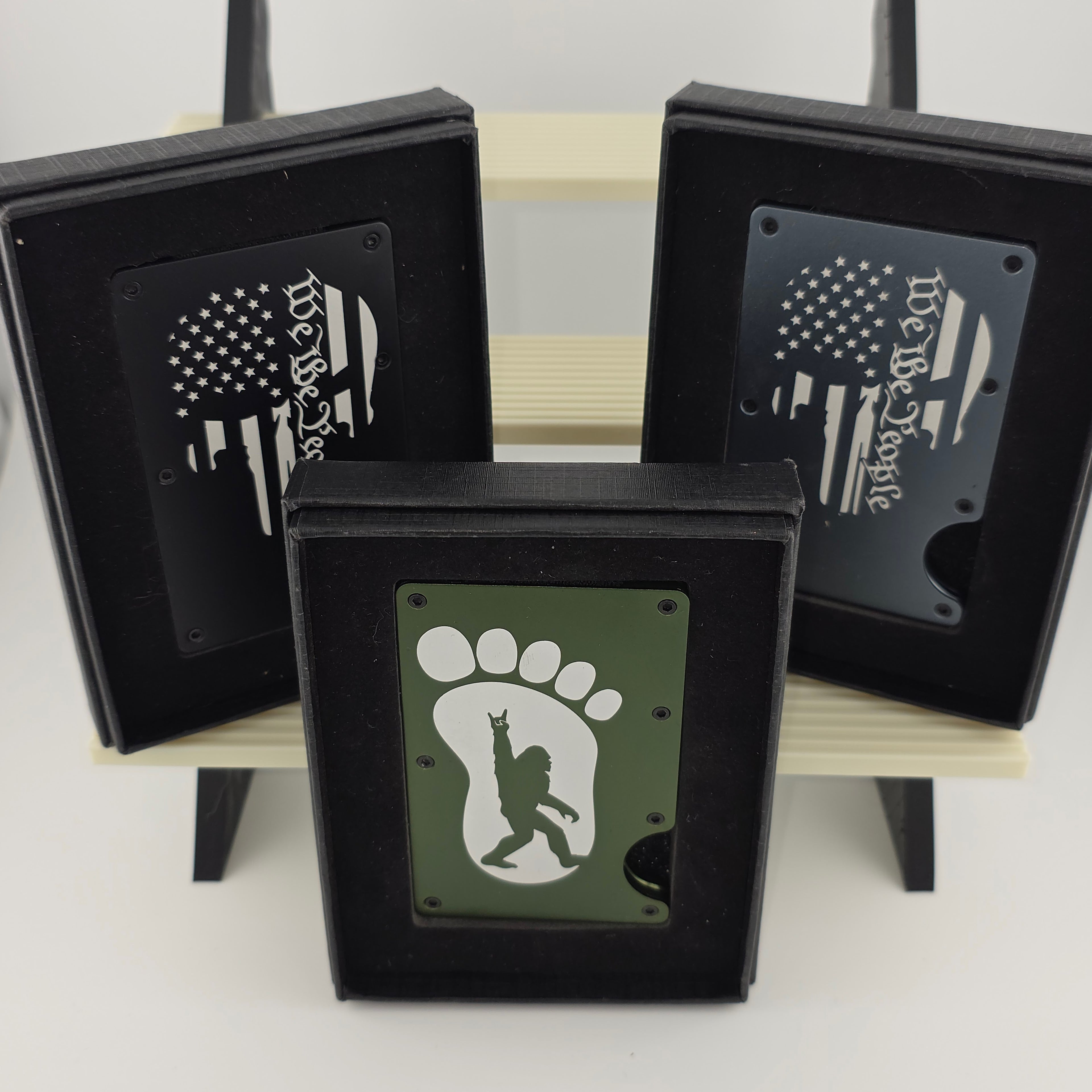 Metal RFID Wallet with Integrated Money Clip