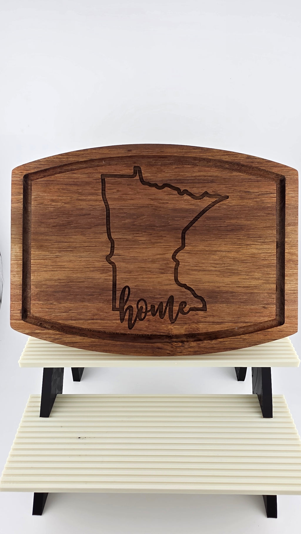 Cutting Board, Acacia Rounded