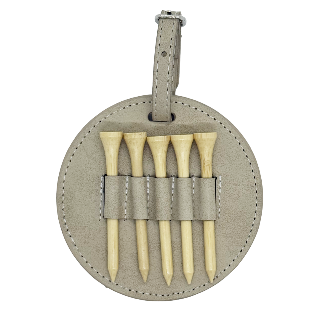 Golf Bag Tag/Tee Holder