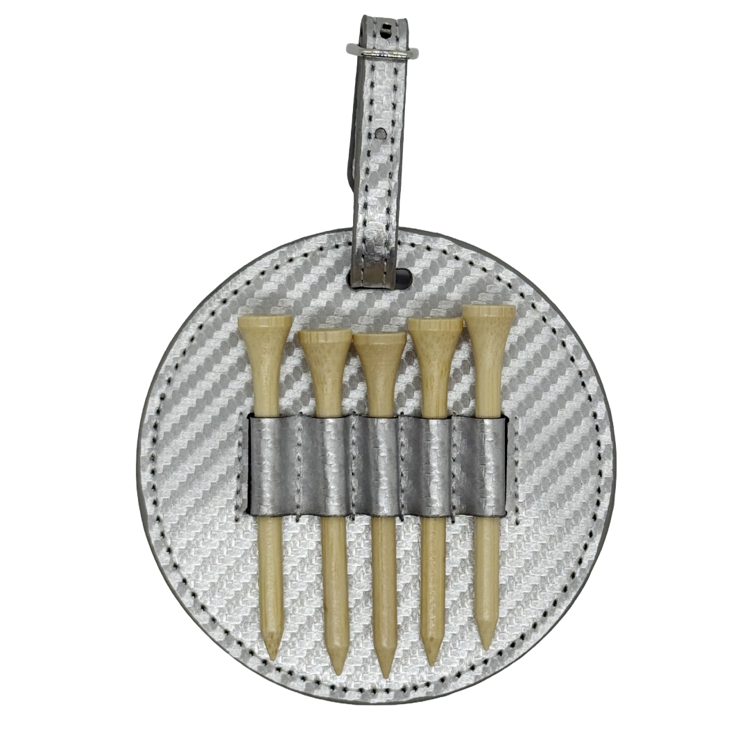 Golf Bag Tag/Tee Holder