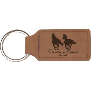 Leatherette Keychains
