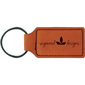 Leatherette Keychains